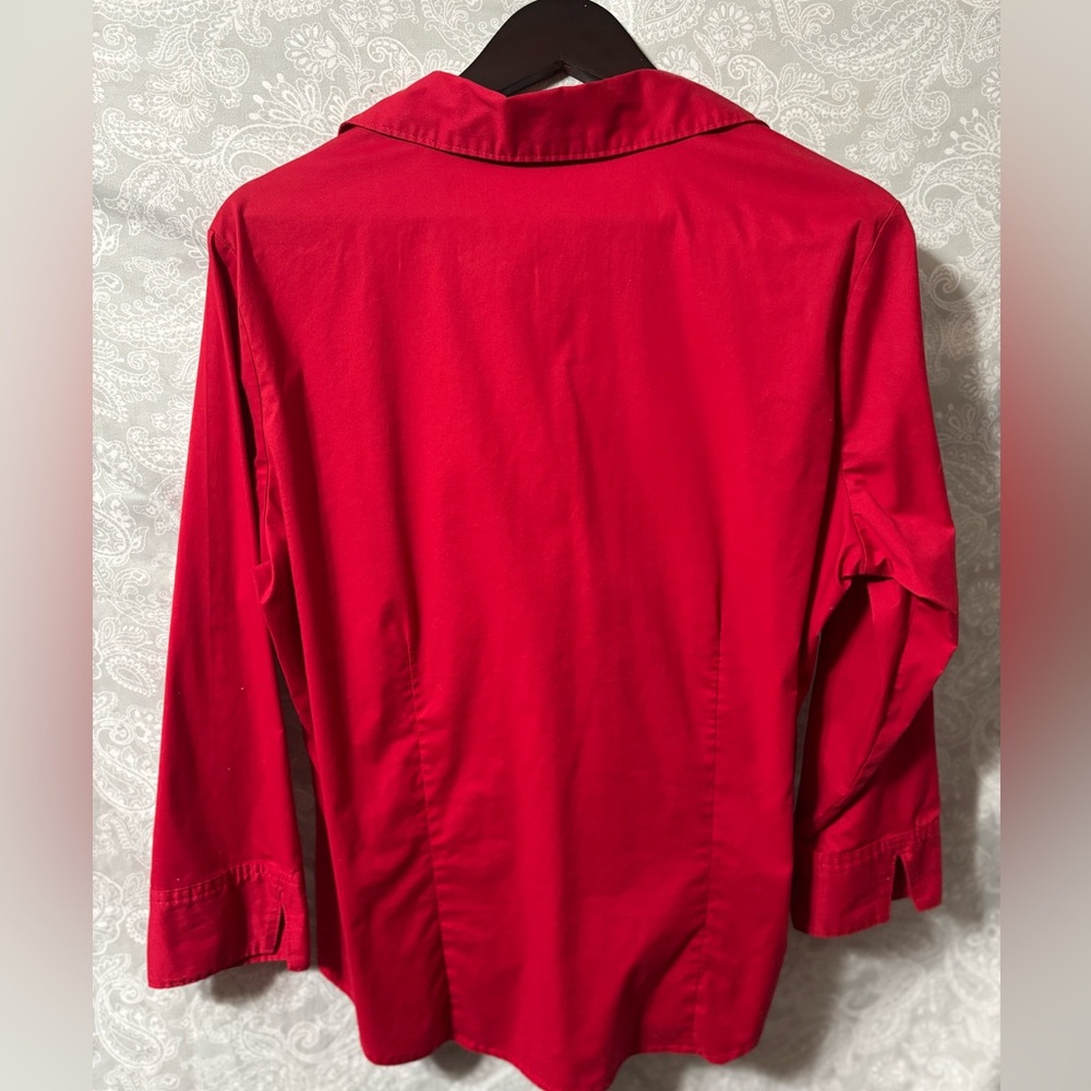 Red Button Up - image 3